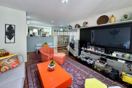 Sala de apartamento para alugar com 3 quartos, 127m² em Indianópolis, São Paulo