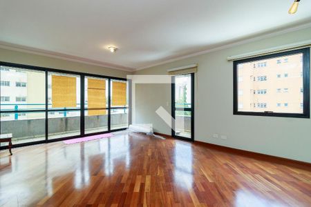 Sala de apartamento à venda com 3 quartos, 136m² em Brooklin Novo, São Paulo