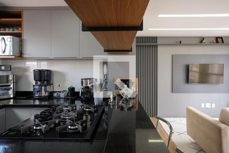 Cozinha de apartamento à venda com 2 quartos, 60m² em Fundação, São Caetano do Sul