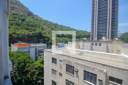 Vista da Sala de apartamento à venda com 1 quarto, 38m² em Botafogo, Rio de Janeiro