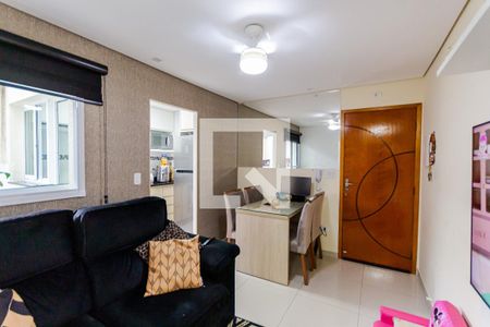 Sala de apartamento à venda com 2 quartos, 63m² em Parque Novo Oratório, Santo André