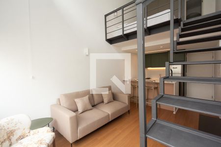 Sala/Cozinha de apartamento para alugar com 1 quarto, 38m² em Vila Uberabinha, São Paulo