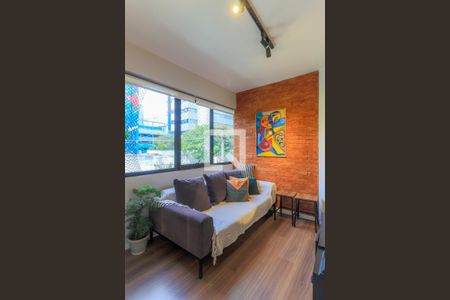 Sala de apartamento para alugar com 1 quarto, 50m² em Cidade Monções, São Paulo