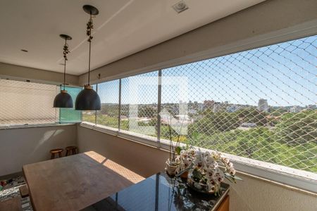 Varanda Gourmet Sala de Estar/Jantar  de apartamento à venda com 3 quartos, 136m² em Taquaral, Campinas