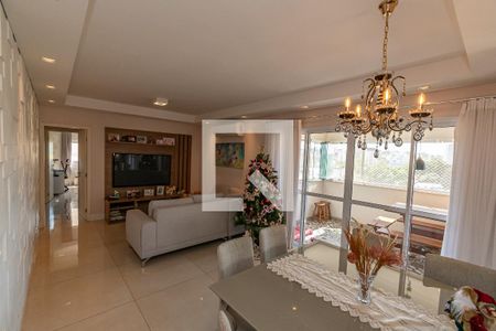 Sala de Estar/Jantar  de apartamento à venda com 3 quartos, 136m² em Taquaral, Campinas