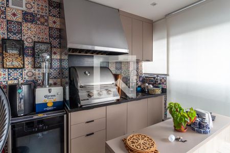 Varanda gourmet de apartamento à venda com 3 quartos, 105m² em Cidade Mãe do Céu, São Paulo