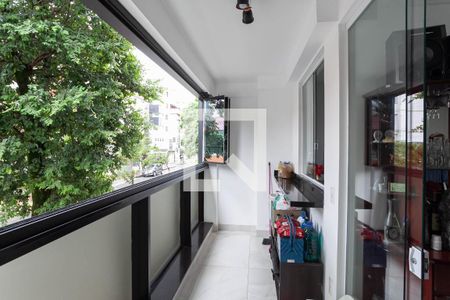 Varanda da sala 1 de apartamento à venda com 3 quartos, 182m² em Cidade Nova, Belo Horizonte