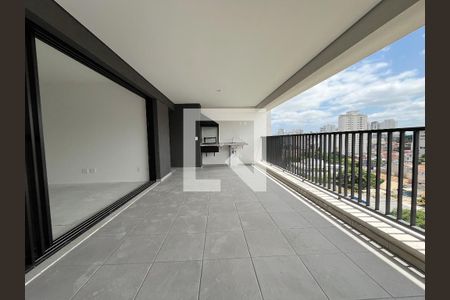 Varanda da Sala de apartamento à venda com 4 quartos, 147m² em Vila Clementino, São Paulo