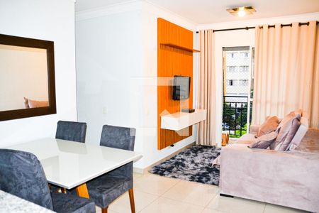 Sala de apartamento à venda com 3 quartos, 62m² em Campestre, São Caetano do Sul