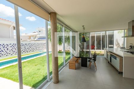 Sala de Jantar  de casa de condomínio à venda com 3 quartos, 245m² em Parque das Quaresmeiras, Campinas