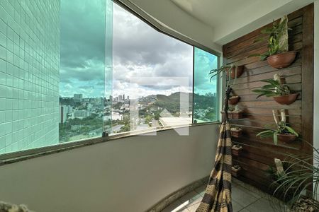 Varanda Sala de apartamento à venda com 3 quartos, 95m² em Buritis, Belo Horizonte