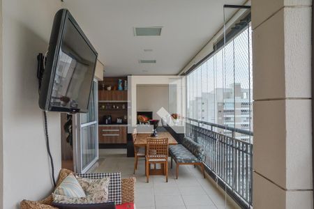 Varanda gourmet de apartamento à venda com 3 quartos, 180m² em Nova Petrópolis, São Bernardo do Campo