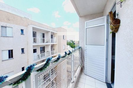 Varanda da Sala  de apartamento à venda com 2 quartos, 54m² em Jardim das Bandeiras, Campinas