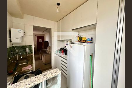 Cozinha de apartamento à venda com 2 quartos, 44m² em Chácaras Reunidas Santa Terezinha, Contagem