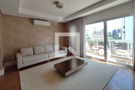 Sala de Estar de apartamento à venda com 3 quartos, 151m² em Cambuí, Campinas