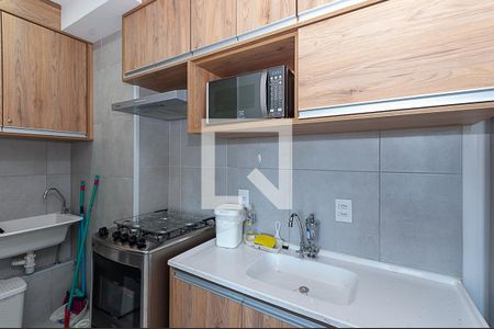 Cozinha de apartamento à venda com 2 quartos, 35m² em Várzea da Barra Funda, São Paulo