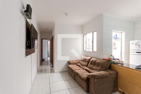 Sala de apartamento à venda com 2 quartos, 56m² em Parque João Ramalho, Santo André