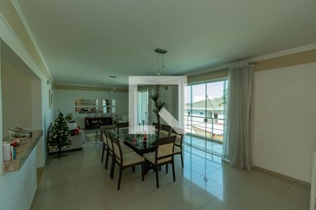 Sala de Estar/Jantar  de casa à venda com 4 quartos, 418m² em Parque Alto Taquaral, Campinas