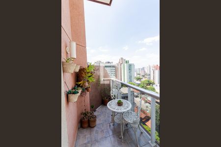 Varanda  de apartamento à venda com 1 quarto, 91m² em Jardim, Santo André