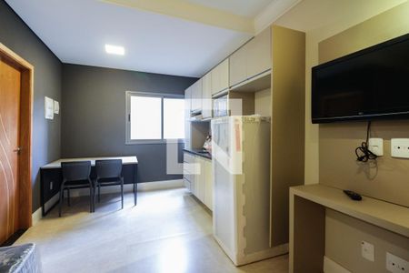 Studio - Cozinha  de kitnet/studio para alugar com 1 quarto, 28m² em Vila Gomes Cardim, São Paulo