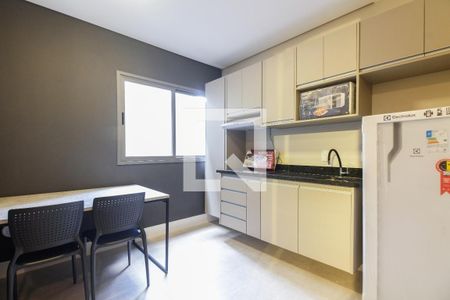 Studio - Cozinha  de kitnet/studio para alugar com 1 quarto, 28m² em Vila Gomes Cardim, São Paulo