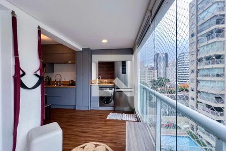 Varanda de apartamento para alugar com 1 quarto, 43m² em Vila Olímpia, São Paulo