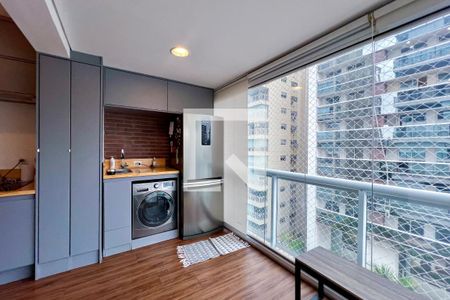 Varanda de apartamento para alugar com 1 quarto, 43m² em Vila Olímpia, São Paulo