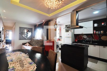 Sala de apartamento à venda com 1 quarto, 76m² em Vila Curuca, Santo André
