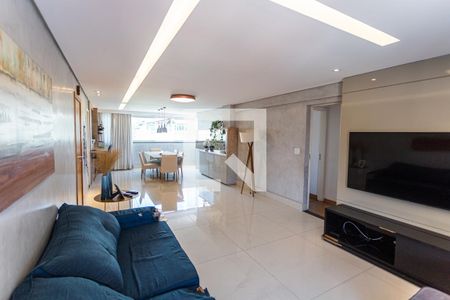 Sala de apartamento à venda com 4 quartos, 127m² em Fernão Dias, Belo Horizonte