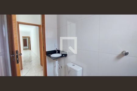 Banheiro Quarto 1 suíte de apartamento à venda com 2 quartos, 50m² em Parque Oratorio, Santo André