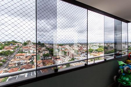 Varanda da Sala de apartamento à venda com 3 quartos, 84m² em Itamarati, Belo Horizonte