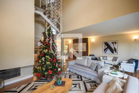 Sala de casa de condomínio à venda com 4 quartos, 372m² em Real Parque, São Paulo