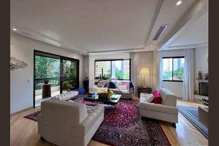 Sala de apartamento à venda com 4 quartos, 274m² em Campo Belo, São Paulo