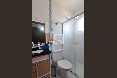 Suíte - Banheiro do Quarto 1 de apartamento à venda com 2 quartos, 100m² em Parque das Nações, Santo André