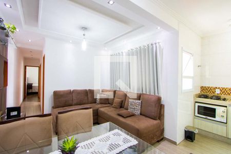 Sala de apartamento à venda com 3 quartos, 104m² em Vila América, Santo André