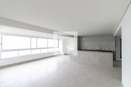 Sala de apartamento à venda com 3 quartos, 141m² em Vila da Serra, Nova Lima