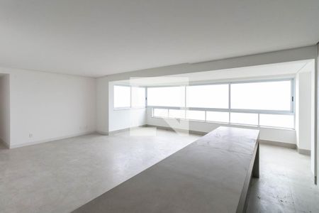 Sala de apartamento à venda com 3 quartos, 141m² em Vila da Serra, Nova Lima