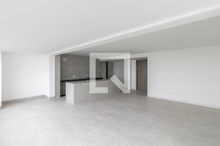 Sala de apartamento à venda com 3 quartos, 141m² em Vila da Serra, Nova Lima