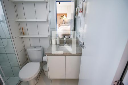 Banheiro da Suíte de kitnet/studio para alugar com 1 quarto, 26m² em Jardim Panorama, São Paulo