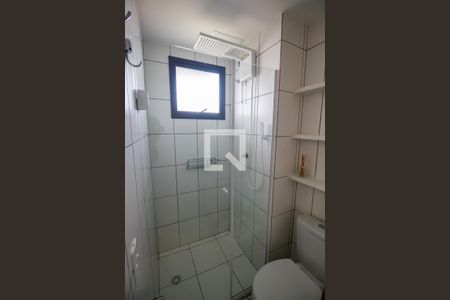 Banheiro da Suíte de kitnet/studio à venda com 1 quarto, 26m² em Jardim Panorama, São Paulo