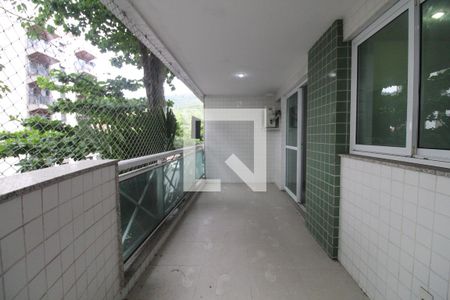 Varanda da Sala de apartamento à venda com 3 quartos, 101m² em Freguesia de Jacarepaguá, Rio de Janeiro