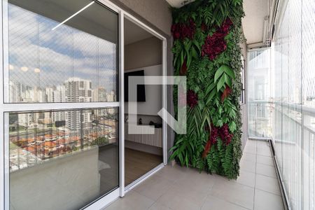 Varanda da Sala de apartamento à venda com 2 quartos, 55m² em Vila Dom Pedro I, São Paulo