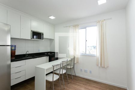 Sala e Cozinha de apartamento para alugar com 1 quarto, 27m² em Vila Esperança, São Paulo