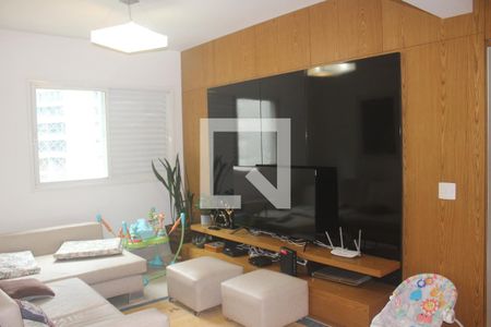 Sala de TV de apartamento à venda com 3 quartos, 154m² em Vila da Serra, Nova Lima