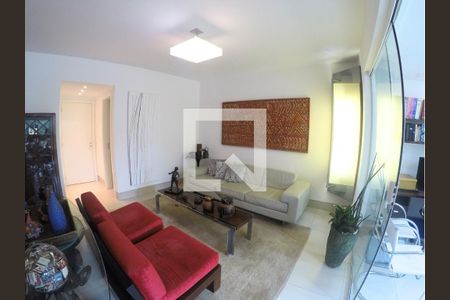 Sala de apartamento à venda com 3 quartos, 154m² em Vila da Serra, Nova Lima