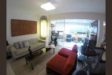 Sala de apartamento à venda com 3 quartos, 154m² em Vila da Serra, Nova Lima