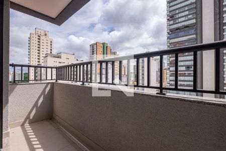 Studio - Varanda de kitnet/studio para alugar com 1 quarto, 25m² em Pinheiros, São Paulo