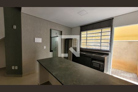 Cozinha de kitnet/studio à venda com 1 quarto, 35m² em Cidade Universitária, Campinas