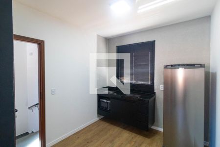 Cozinha de kitnet/studio à venda com 1 quarto, 35m² em Cidade Universitária, Campinas