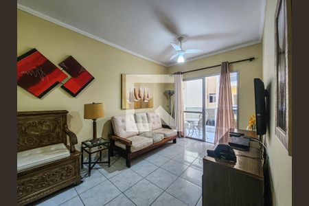 Sala de apartamento para alugar com 2 quartos, 82m² em Jardim Las Palmas, Guarujá